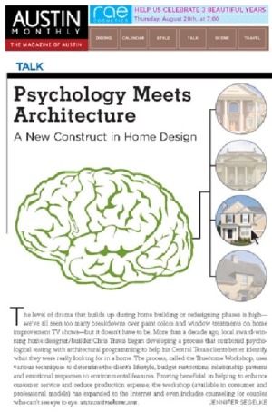 Austin-Monthly article discussing architectural psychology