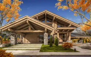 Modern mountain home design in Colorado.